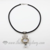 silk wrapped necklaces cord for pendants jewelry black