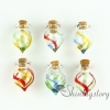 small glass bottles pendant necklaces cremation jewelry urn ashes locket assorted