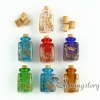 small glass bottles pendant necklaces small decorative glass bottles handblown glass jewelry assorted