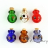 small glass vials wholesale dog pet memorial jewelry cremation urn jewelry assorted