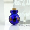 small glass vials wholesale dog pet memorial jewelry cremation urn jewelry design B