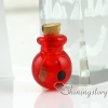 small glass vials wholesale dog pet memorial jewelry cremation urn jewelry design F