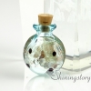 small glass vials wholesale urn charms pet cremation keepsake jewelry ashes design B