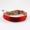 snap wrap bracelets genuine leather engravable leather bracelets design B