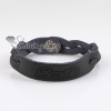 snap wrap bracelets genuine leather engravable leather bracelets design D