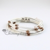 star charms magnetic buckle double layer wrap bracelets snap wrap bracelets genuine leather design E