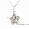 star diffuser necklaces wholesale diffuser jewelry essential oils diffuser necklace bottle charm necklace metal volcanic stone openwork design C