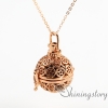 star openwork essential oil necklace wholesale diffuser lockets jewelry scents diffuser necklace diy metal volcanic stone design C