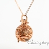 star openwork essential oil necklace wholesale diffuser lockets jewelry scents diffuser necklace diy metal volcanic stone design D