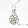 teardrop openwork metal volcanic stone essential oil diffuser necklace wholesale diffuser necklace aromatherapy inhaler aroma necklace design D
