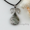 teardrop sea water white black oyster shell mother of pearl crystsl rhinestone necklaces pendants design A