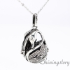 teardrop swan essential oil jewelry wholesale essential oil diffusers white gold heart locket diffuser locket necklace metal volcanic stone design A