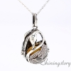 teardrop swan essential oil jewelry wholesale essential oil diffusers white gold heart locket diffuser locket necklace metal volcanic stone design D