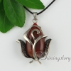 teardropagate semi precious stone openwork necklaces with pendants design A
