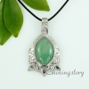 tiger's-eye amethyst agate glass opal jade semi precious stone necklaces with pendants sea turtle teardrop olive design A