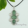 tiger's-eye amethyst rose quartz agate jade necklaces with pendants swirled openwork oval twist design F