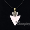 triangle birthstone jewellery birthstone necklace charms birthstone pendant necklace semi precious stone pendants agate semi precious stone design E