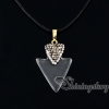 triangle birthstone jewellery birthstone necklace charms birthstone pendant necklace semi precious stone pendants agate semi precious stone design F