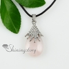 water drop rose quartz tigereye jade amethyst glass opal semi precious stone necklaces pendants design A