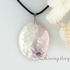 white pink oyster sea shell necklaces heart oval teardrop rhombus patchwork pendants mop jewellery design B