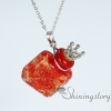 wholesale diffuser necklace lampwork glass essential jewelry design A