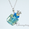 wholesale diffuser necklace lampwork glass essential jewelry design E