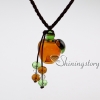 wholesale diffuser necklace lampwork glass essential jewelry design A