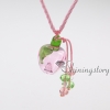 wholesale diffuser necklace lampwork glass essential jewelry design D
