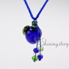 wholesale diffuser necklace lampwork glass essential jewelry design E