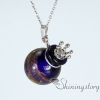 wholesale diffuser necklace lampwork glass necklace oil diffuser pendants design A