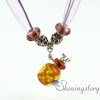 wholesale diffuser necklace lampwork glass oil diffusing necklace diffuser pendants wholesale design B