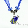 wholesale diffuser necklace lampwork glass oil diffusing necklace diffuser pendants wholesale design D