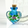 wholesale glass vials with cork jewelry for cremation ashes locket keepsake ashes jewelry design A