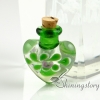 wholesale glass vials with cork jewelry for cremation ashes locket keepsake ashes jewelry design C