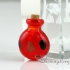 wholesale glass vials with cork keepsake jewelry cremation urn jewelry design G