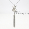 wings ball tassel openwork long necklace with tassel diffuser necklace essential oil necklace wholesale diffuser jewelry essential oil pendant design D
