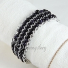 wrap alloy turquoise beads bracelets jewelry black