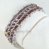wrap alloy turquoise beads bracelets jewelry purple