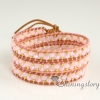 wrap bracelets wholesale leather wristbands wrap around beaded necklace beaded bracelets leather name bracelets design A