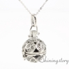 yinyang taiji diffuser necklace jewelry scents diffuser necklace wholesale diy bottle necklace metal volcanic stone openwork ball design A