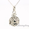 yinyang taiji diffuser necklace jewelry scents diffuser necklace wholesale diy bottle necklace metal volcanic stone openwork ball design E