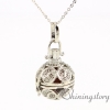 yinyang taiji diffuser necklace jewelry scents diffuser necklace wholesale diy bottle necklace metal volcanic stone openwork ball design F
